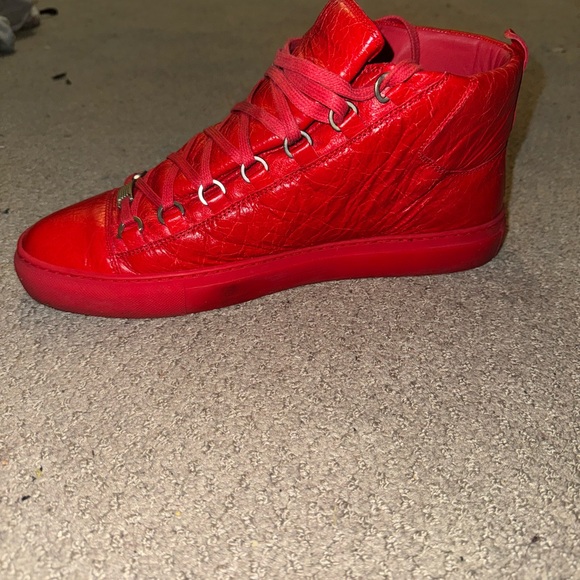 authentic balenciaga red good condition size 10 USA fit like a 10.5/11 - Picture 8 of 10